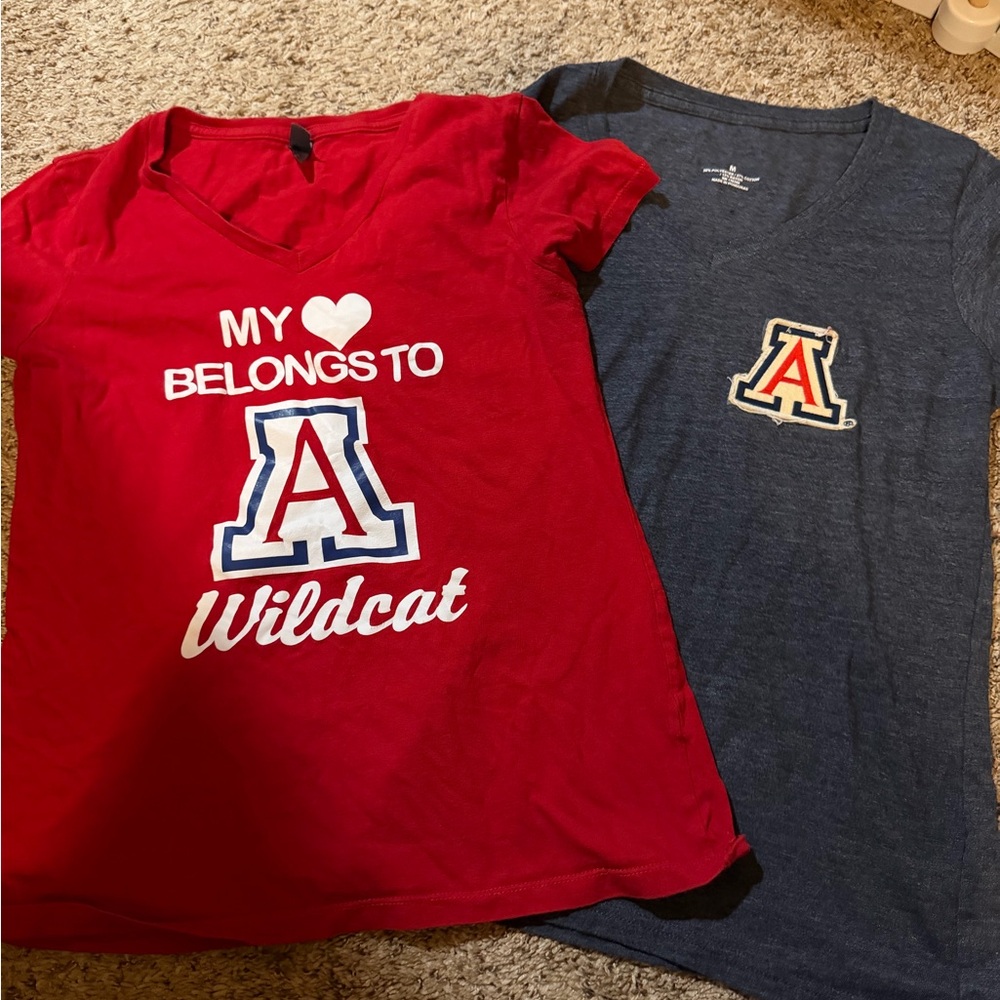 Arizona Wildcats Women’s Shirt Set - Red and Blue